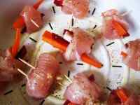 Рецепт рулетиков из куриной грудки