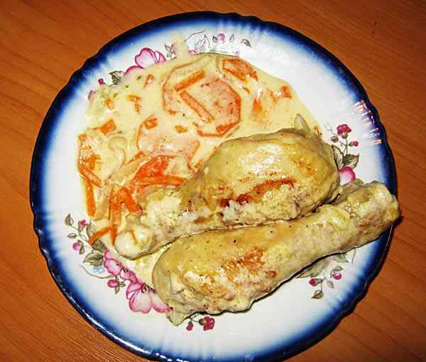 Куриные голени в мультиварке