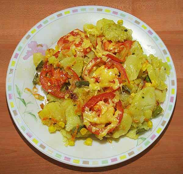 Запеченный картофель в мультиварке