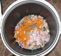 Гречка с мясом в мультиварке