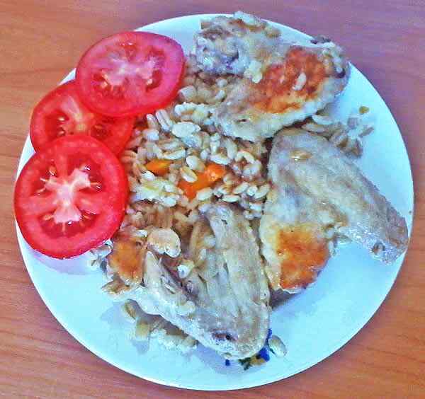 Куриные крылышки в мультиварке