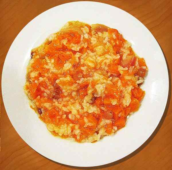 Тыква тушеная в мультиварке с рисои и яблоками Тыква в мультиварке рецепт