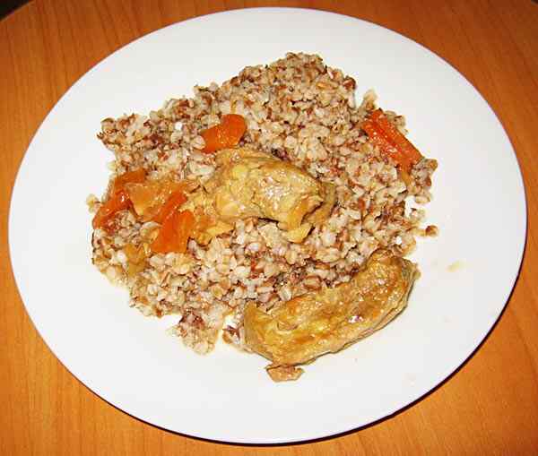 Гречка по-купечески в мультиварке