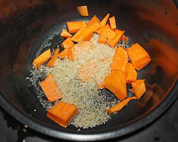 Вкусная каша из тыквы в мультиварке