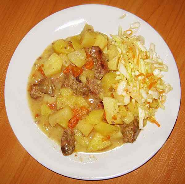 Печень тушеная в мультиварке с картошкой, морковью и луком печень куриная в мультиварке рецепты