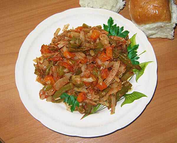 Стручковая фасоль в мультиварке