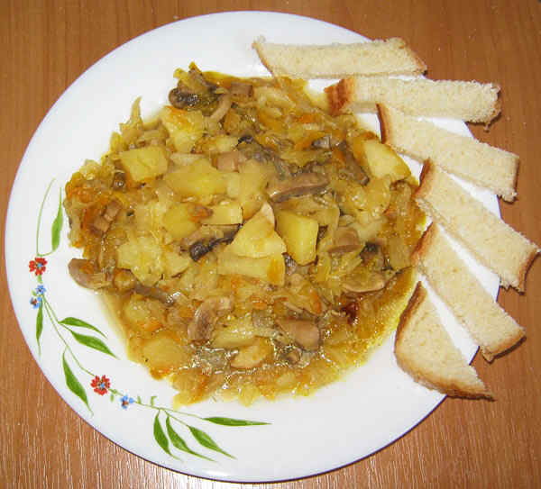 Рагу из овощей в мультиварке