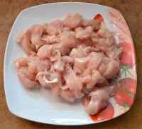 Макароны с курицей в мультиварке