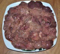 Печень тушеная в мультиварке