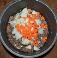 Печень тушеная в мультиварке