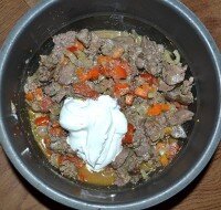 Печень тушеная в мультиварке