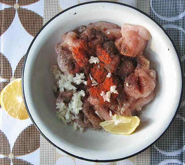 Маринованная куриная грудка