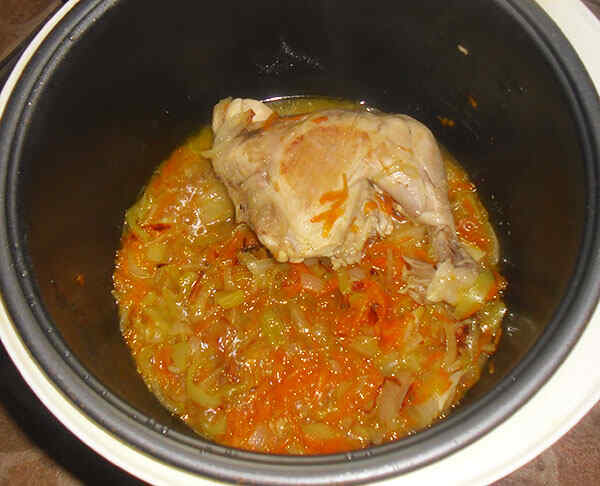 Мясо и овощи в мультиварке