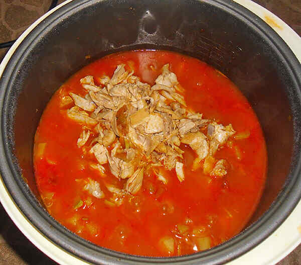 Овощная смесь с мясом