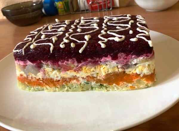 Салат под шубой с селедкой рецепт классический