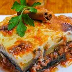 Мусака по гречески с баклажанами рецепт