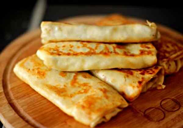 Блинчики с начинкой из курицы с грибами