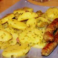 Салат картофельный с солеными огурцами технологическая карта