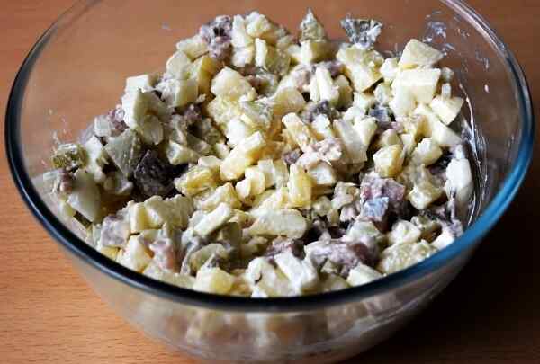 Салат с селедкой и яйцом рецепты