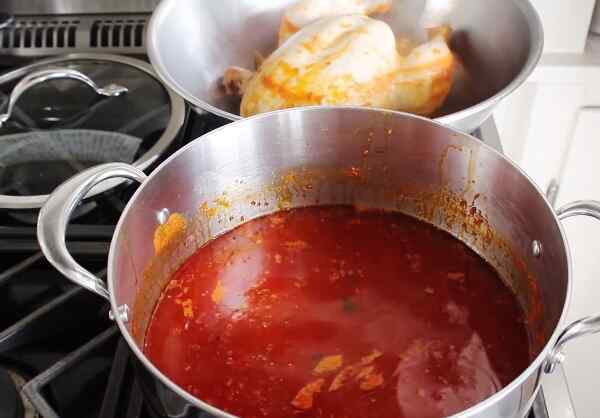 Бульон в котором варилось мясо нужно сгустить
