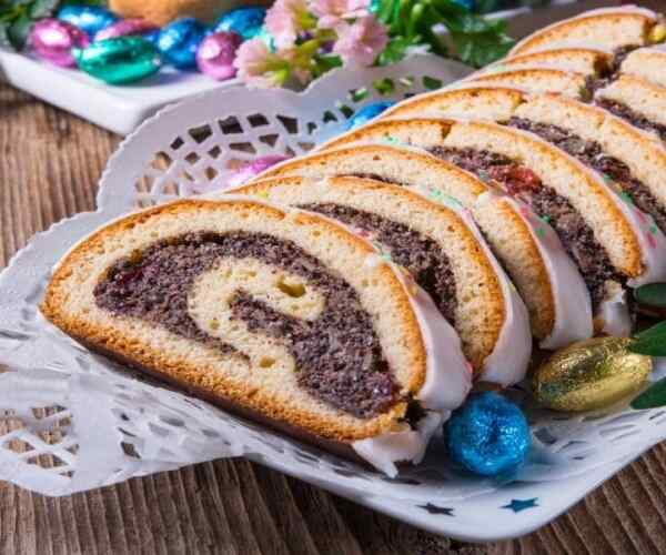 Рулет с маком из дрожжевого теста рецепт