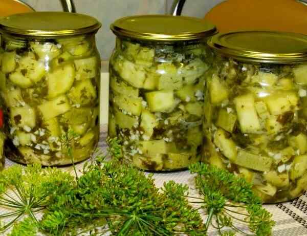 Кабачки маринованные на зиму хрустящие в банках