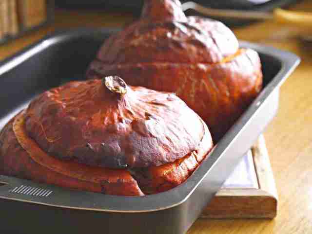 Тыква фаршированная мясом запеченная в духовке
