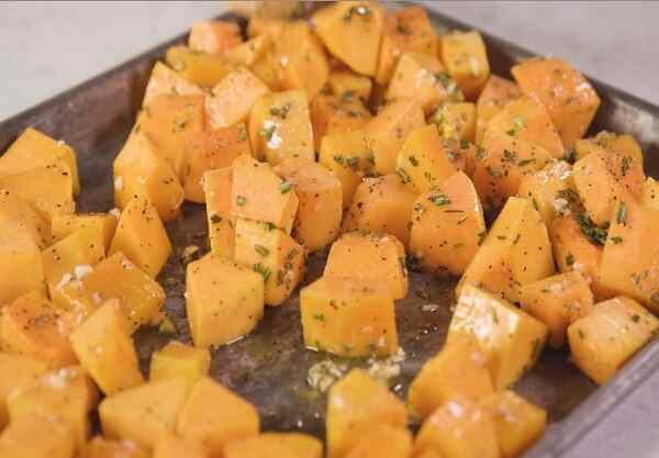 Тыква запеченная в духовке с медом кусочками