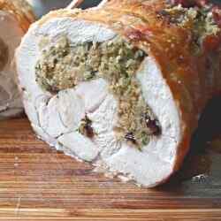 Рулет из индейки в духовке рецепт