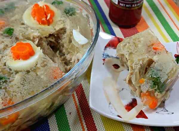 Быстрый холодец из курицы с желатином рецепт