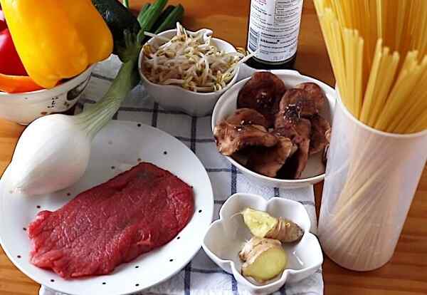 Продукты для китайской лапши