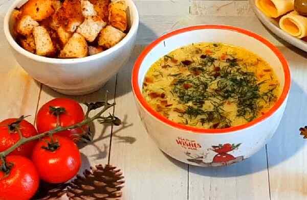 Суп с плавленным сыром – советский рецепт